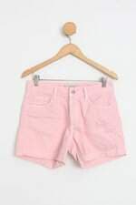 Shorts sarja jeans wear feminina rosa