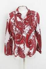 Camisa anany feminina estampada com Pregas