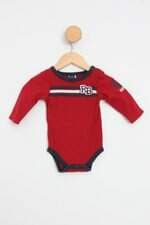 Body Infantil ruggedbear vermelho