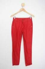 Calça Jeans rabusch feminina vermelha