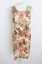 Vestido bahama beach feminina estampado floral