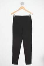 Calça de tecido amaro feminina preto