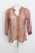 Camisa george feminina estampada