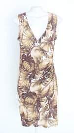 Vestido raro efeito feminino estampado