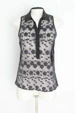 Blusa risthy feminina preta com Renda