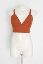 Top oh, boy! feminino marrom