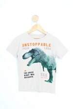 Camiseta Infantil c&a bege