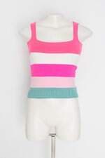 Regata raffa tricot feminina colorida