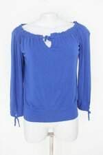 Blusa Espaço Vip feminina azul com Franzido