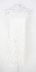 Vestido jkx feminino branco com Renda