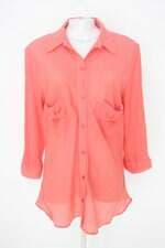 Camisa rery feminina coral