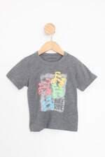 Camiseta Infantil Alphabeto cinza