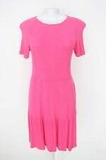 Vestido canelado cativa feminino rosa com Babado e Forro