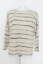 Blusa renner feminina bege listrada 