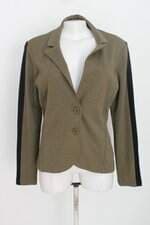 Casaco esquire feminino verde com Recortes