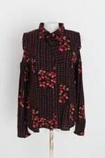 camisa dress to feminina estampada com laço