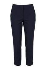 Calça de tecido Feminina Zara azul