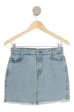 Saia jeans Bk teen azul