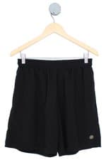 shorts de academia local masculino preto com recortes