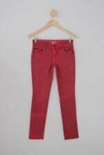 Calça de sarja united colors of benetton feminina vermelho