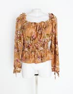 blusa feminina estampada