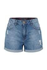shorts jeans feminino azul