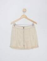 Saia hippie chic feminina nude