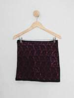 Minissaia c&a feminina preta com Com forro rosa