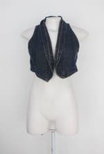 Colete jeans marisa feminino azul
